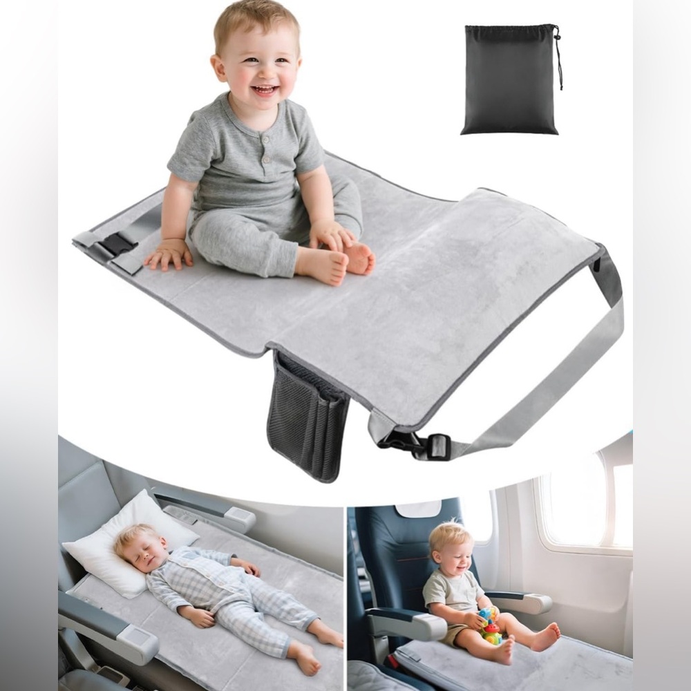 Portable Seat Extender Travel Bed for Toddlers Long Flight Must Haves Footrest